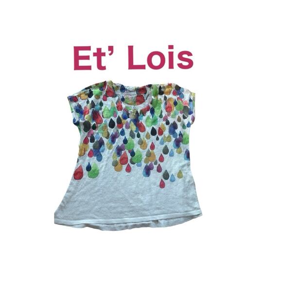 Et’ Lois Colorful Top Sz. S - Picture 4 of 7